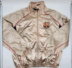 FC Barcelona Nike Ronaldinho Gold Trainingsjacke Size M 2002 - Bild 1 von 13