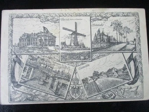 1. WK Postkarte AK Belgien Flandern Wervik Hollebeke Kortenvilde Feldpost 1915 - Bild 1 von 5