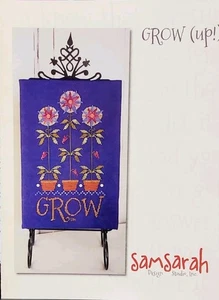 Sam Sarah GROW UP! Kreuzstichkarte INKLUSIVE Knopfpaket - Bild 1 von 4