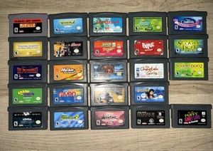Nintendo Gameboy Advance GBA Mixed Game Lot Disney Harry Potter Spider-Man - Picture 1 of 4