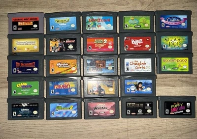 Nintendo Gameboy Advance GBA Mixed Game Lot Disney Harry Potter Spider-Man - Image 1 of 4