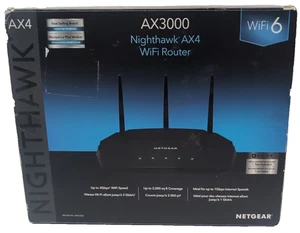 NETGEAR Nighthawk AX4 4-Stream AX3000 Wi-Fi 6 Router - Picture 1 of 9