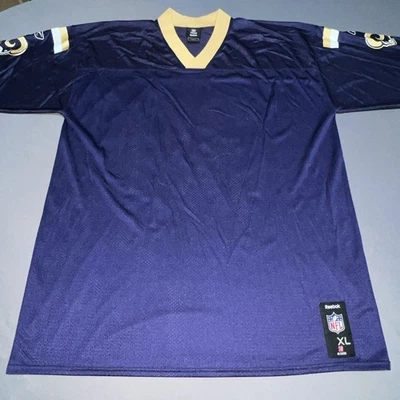 Reebok Los Angeles Rams Jersey Men’s XL Blue 39 Steven Jackson Empty Front -4386 Foto 1 de 4