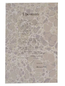 Adrienne RICH / UPCOUNTRY Signed 1st Edition 1984 #203401 - Picture 1 of 1