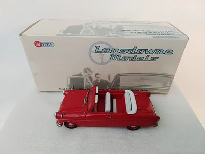 Lansdowne models 1962 Ford Consul MkII convertible (top down) Red LDM.23A - Image 1 of 4