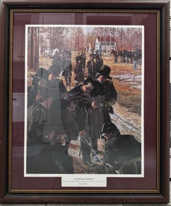 TO MAKE HELL TREMBLE Print Signed Framed DON STIVERS Ltd Edition, Five Forks - Picture 1 of 10