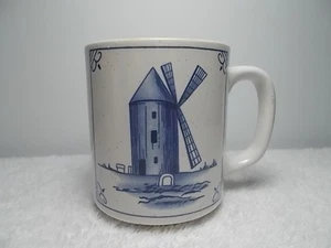 Vintage Windmill Speckled Ceramic Coffee Tea Cup Mug - Picture 1 of 6
