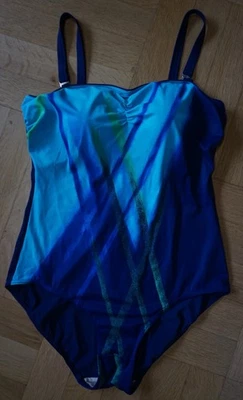 ***NEU*** Damen-Badeanzug, Gr. XL- 46 - B-Cup, blau - Bild 1 von 4