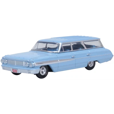 OXFORD DIECAST Oxford 87FC64001 Ford Country Sedan Skylight Blue 1964 1/87