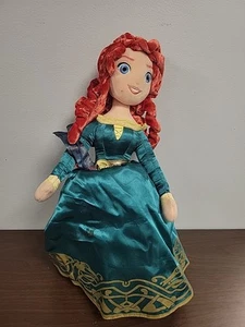 RARE Disney Parks Princess Merida Jasmine Aladdin Topsy Turvy Plush Rag Doll 16" - Picture 1 of 9