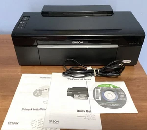Epson WorkForce 40 Series WIRELESS Inkjet PRINTER Includes Software & Book - Picture 1 of 2