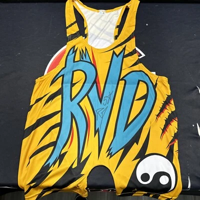 Rob Van Dam RVD Autographed WWE ECW Singlet Attire Signed Beckett BAS COA - Image 1 of 3