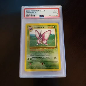Venomoth PSA 9 Base 2 Mint Rare Pokemon Card *** - Picture 1 of 1