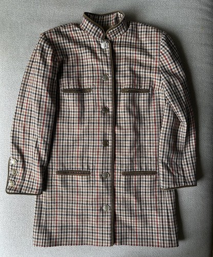 Chanel Houndstooth Giacca Cappotto