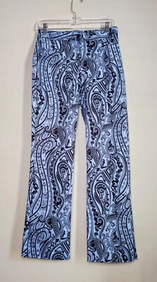 Karen Kane Instyle Pants Womens Sz 4 Cotton Spandex Boot Cut Leg Classic Fun — 第 1/4 张图片