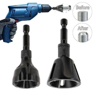 2PCS Deburring External Chamfer Tool Stainless Steel Remove Burr Tools Drill Bit - Picture 1 of 12