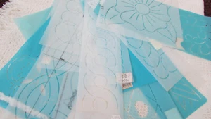 Lot Of 26 Very Good Some Used/New Quilting Stencils, Horse Floral Feather Lot - Picture 1 of 6