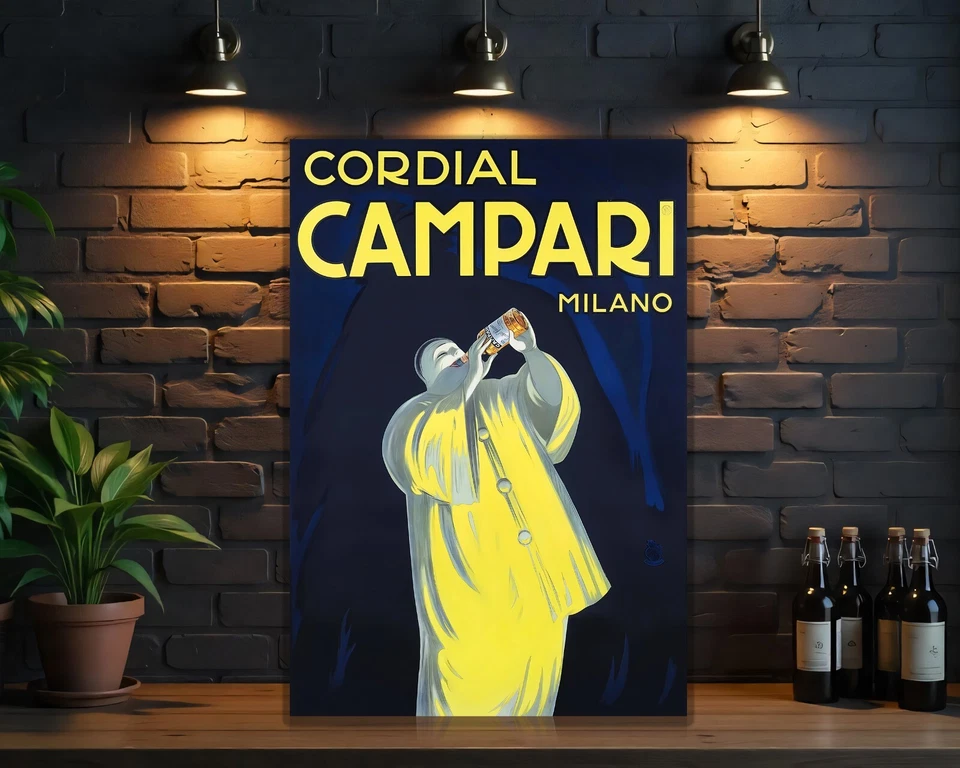 Vintage Cordial Campari MILANO Heavy Metal Sign – 60x40 cm - Image 1 of 4