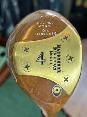 MacGregor Handmade Oil Hardened Persimmon 4W, HAS CRACK (DISPLAY ONLY) - Image 1 of 4