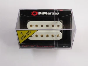 DiMarzio F-spaced PAF 36th Anniversary Neck White W/Gold Poles DP 103 - Picture 1 of 1