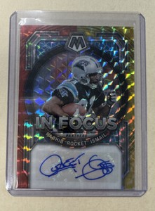 2023 Mosaic Choice RAGHIB “ROCKET” ISMAIL In Focus Auto Panthers Red & Yellow