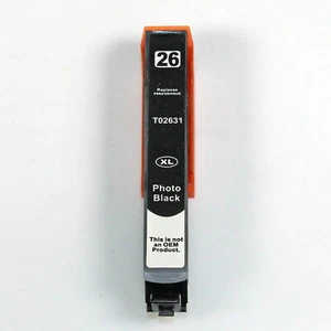 EPSON XP-520 Druckerpatrone XL Photo Black T2631 - ABVERKAUF - Bild 1 von 3
