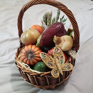 Mix Verdure Artificiali Verdure Finte Realistiche Decorazione Realistica 26pz - Foto 1 di 2
