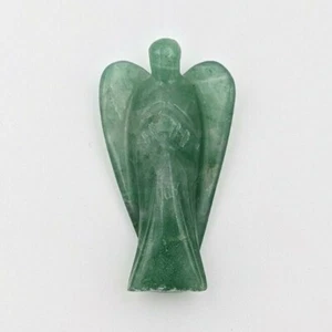 STATUETTE ANGE EN PIERRE NATURELLE AVENTURINE VERTE - figurine - Bild 1 von 4