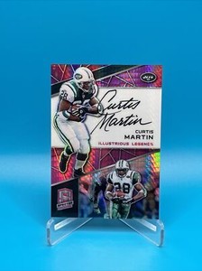 2021 Spectra Curtis Martin Purple Prizm On card Autograph # 1/15 EBAY 1/1