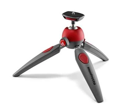 Manfrotto PIXI EVO MTPIXIEVO-RD Red Ball Head Mini Tripod 2.5kg Load Capacity - Image 1 of 4