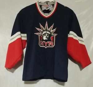 VTG-CCM New York Rangers Hockey Jersey Boys Size L/XL Hockey Jersey - Picture 1 of 17