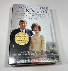 Jacqueline Kennedy Historical Conversations Book & 8 CD Set New Sealed JFK John - Picture 1 of 6