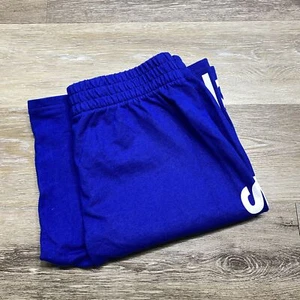 ADIDAS Graphic Print Stretch Waist Blue Activewear Short Boy's Size Large - Picture 1 of 8