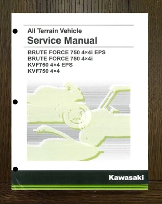 KVF750 ATV Technical Service Manual Fits Kawasaki G H J L KVF 750 2012-2019 - Image 1 of 4
