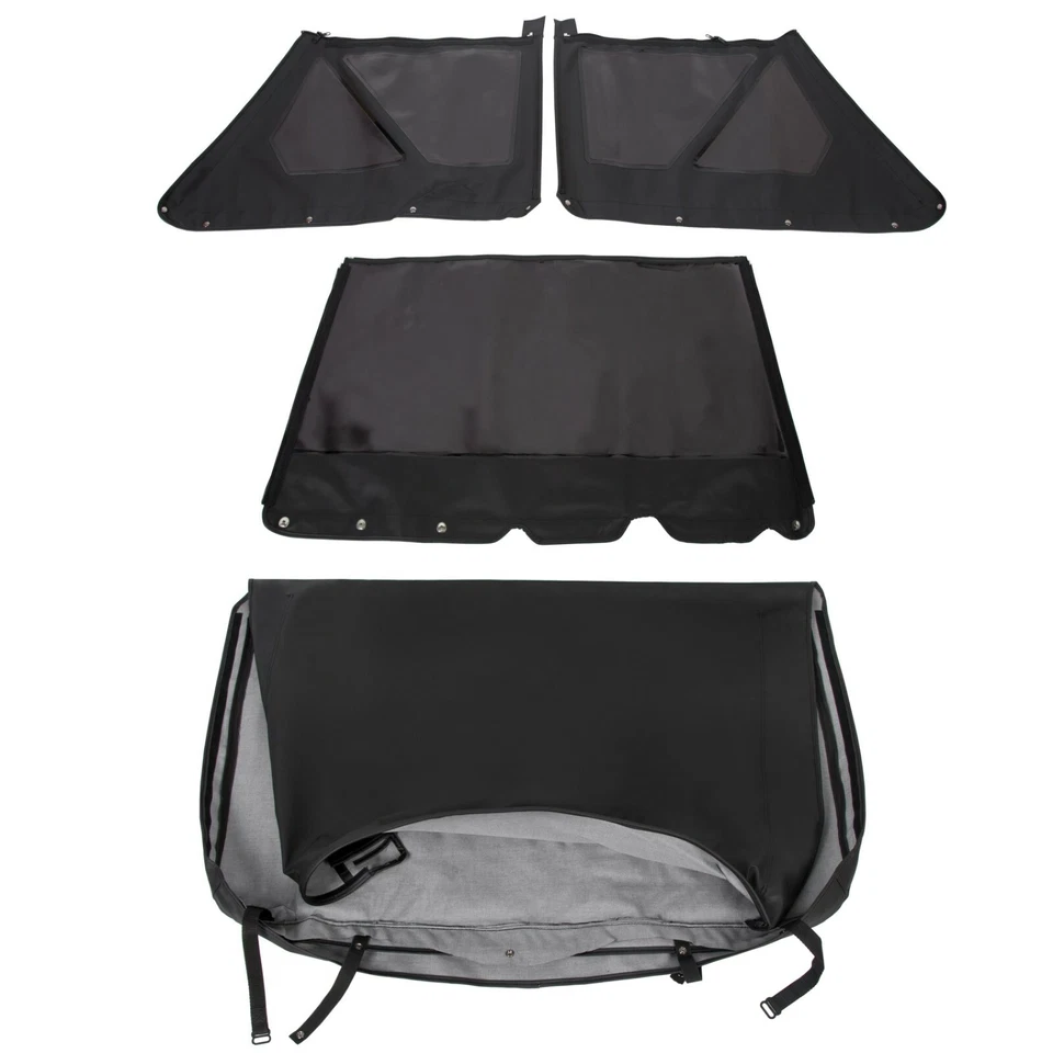 HECASA For 1986-94 Suzuki Samurai Replacement Soft Top w/ Zip Out Tinted Windows - Image 1 of 4