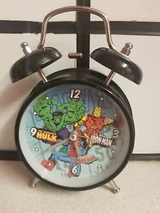 Marvel Comics Wolverine Retro Alarm Clock Mock Twinbell Battery Operated - Picture 1 of 12