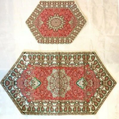 3 piece Handwoven Termee Table Runner Size Medium # 9-1 - Image 1 of 4