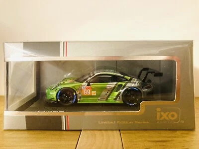 Porsche 911 RSR #99 Long Pappas Pumpelly 24h Le Mans 2018 IXO 1:43 LE43026 - Immagine 1 di 3