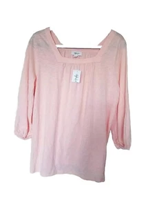 STYLE&CO. Damen gesmoktes Strick Top Shirt 0X - XLarge  - Bild 1 von 4