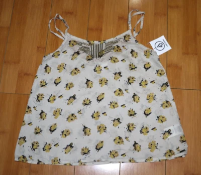 Volcom Floral Cami Tops Spaghetti Strap Sleeveles Women's Size XS TP - Image 1 of 4