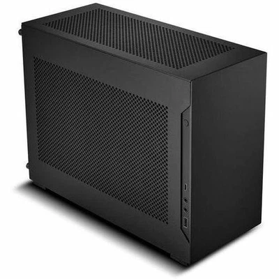 Lian Li A4-H2O X4 BLACK A4-H20 X4 Mini ITX Tower Computer Case Front USB Audio - Image 1 of 4