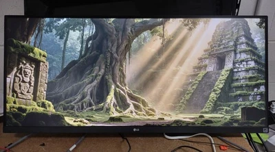 LG 34BN770-B 34" 3440x1440 UltraWide Monitor w/AC Adapter *No Stand/Read* C513DS - Image 1 of 4