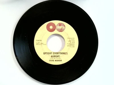 Stevie Wonder – Uptight (Everything's Alright) 7" Single 1965 Tamla R&B 45 RPM Foto 1 de 2