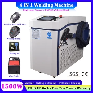 Reci 1500W 4 in 1 Laser Welding Cutting Cleaning Machine Touchscreen Welding Gun - Picture 1 of 18