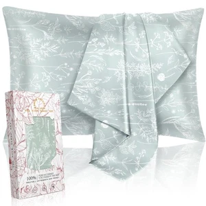 2 Pack Mulberry Silk Pillow Case for Hair and Skin 19 Momme Standard 26"x20" ... - Picture 1 of 6