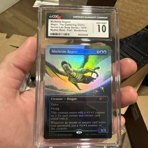 MTG Murktide Regent RAINBOW FOIL SLD 1878 Low Pop Mitsushiro Arita CGC 10 🔥 - Imagen 1 de 8