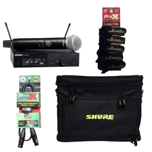 Shure SLXD24/B58-G58 Wireless Vocal System with BETA 58 + Carry Bag and Cable - Image 1 of 1