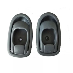 For 1996-2000 Hyundai ELANTRA Inside Front Rear Left Right Gray Door Handle 2Pcs - Picture 1 of 4