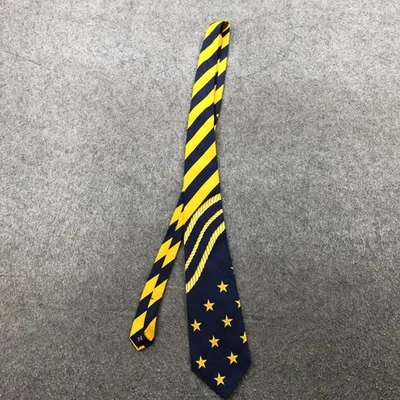 Gravata Polo Ralph Lauren Masculina Estrelas da Marinha Seda Náutica Feita nos EUA Nordstrom - Imagem 1 de 4