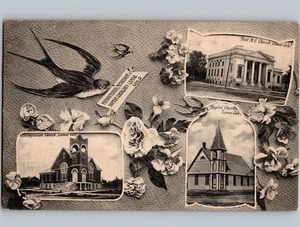 c1910 Presbyterian Methodist Baptist Church Lamar Colorado CO Multiview Prowers - Picture 1 of 2